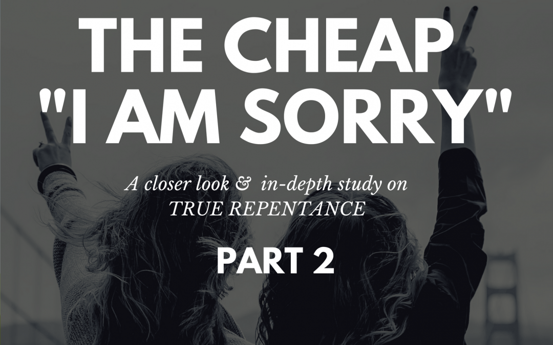 Radio: The Cheap “I Am Sorry” Part 2