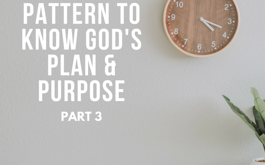 Radio: The Pattern to Know God’s Plan and Purpose 3